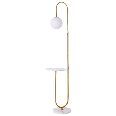 Floor lamps,Metal,glass crystal,marble